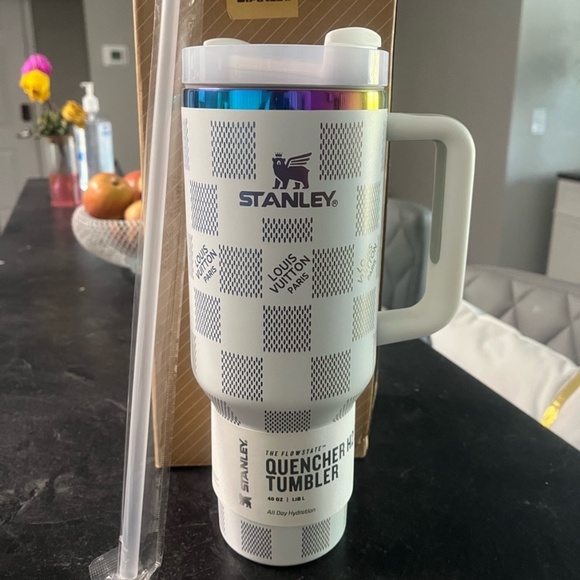 Stanley Other - Stanley White Checkered Designer Patterned 40 OZ Tumbler